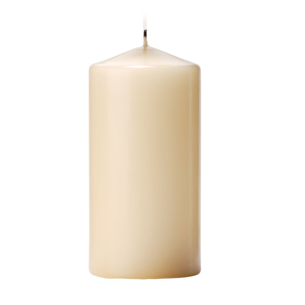Hollowick&reg; Ivory 6" x 3" Pillar Candle