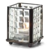 Hollowick Mini Panel Lamp w/ Clear Optic Glass Panels