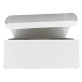 LBP Gloss White Kraft Paperboard Lunch Box