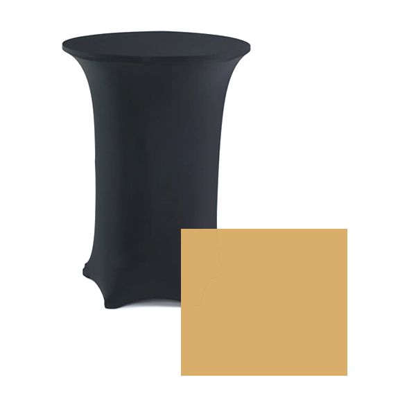 Snap Drape Sandalwood Contour Cover for Cocktail Table