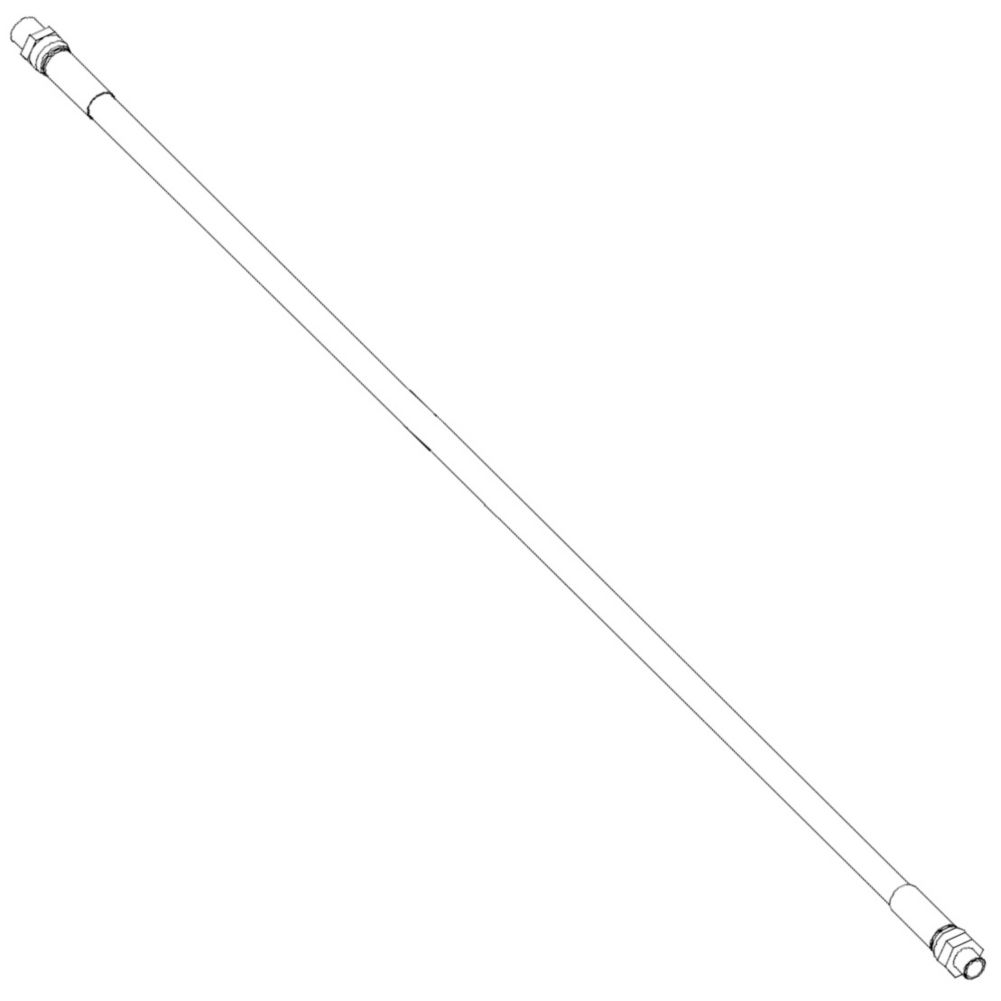 Dean Ind Hose W/ Fittings Assembly, 5 Feet