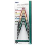 Vollrath Color-Coded Utility Tong 6-Pack, 9-1/2"