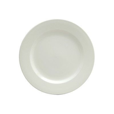 Oneida Delco Atlantic Cream White  Rolled Edge Plate