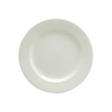 Oneida Delco Atlantic Cream White  Rolled Edge Plate