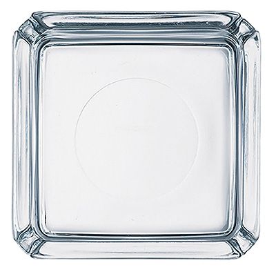Cardinal Elemental Glass 4" Square Ashtray