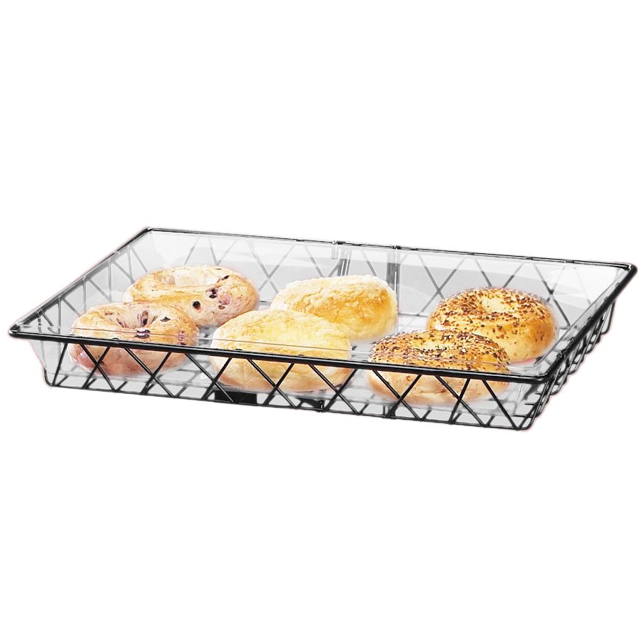 Cal-Mil&reg; Black 12" x 18" Wire Basket