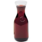 Cambro Clear Camwear&reg; Camliter&reg; 1/4 L Decanter w/ Lid