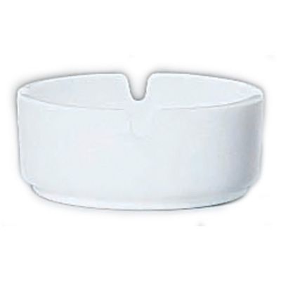 Cardinal Arcoroc White 3" Stacking Ashtray