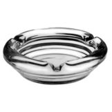 Anchor Round Glass Snuffer Ashtray, 4-3/8"