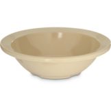Carlisle&reg; Kingline Rimmed Fruit Bowl, Tan, 4.4 oz