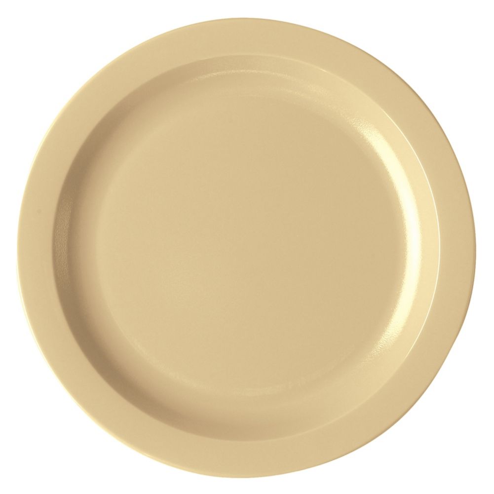 Cambro Beige Camwear&reg; Narrow Rim 10" Plate