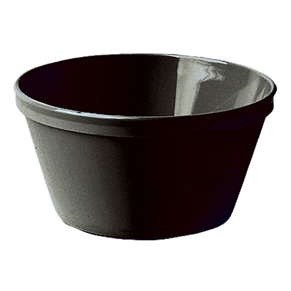 Cambro Round Camwear&reg; Bouillon Bowl, Black, 8.4 oz