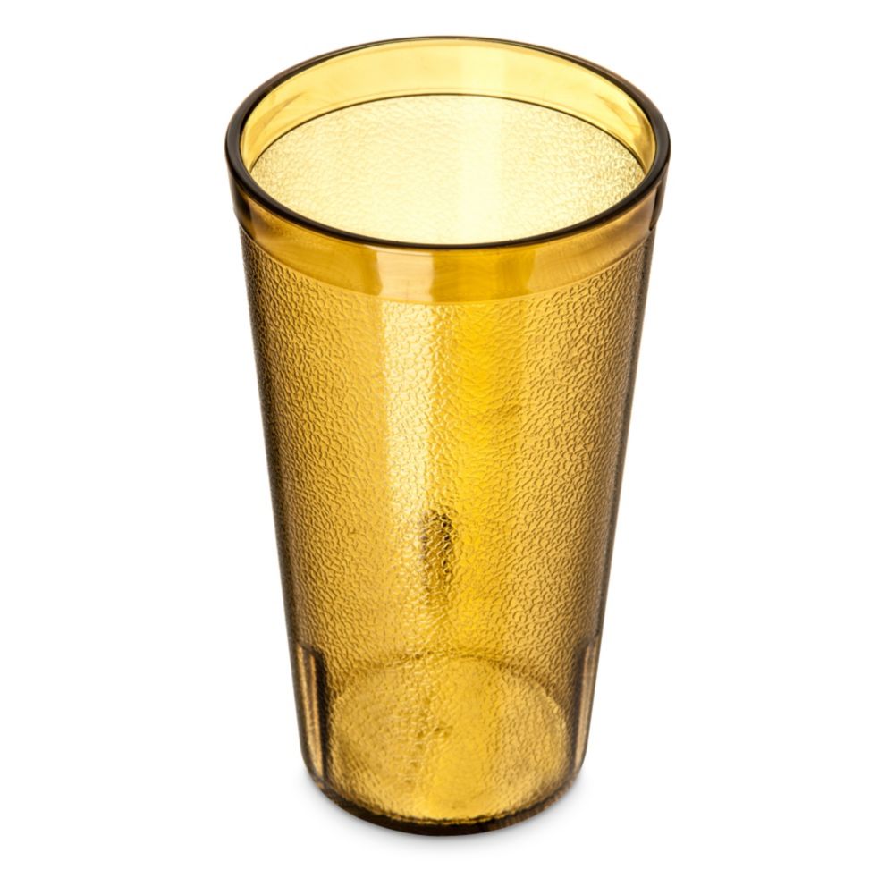 Carlisle 16 Oz Amber Stackable&trade; Tumbler