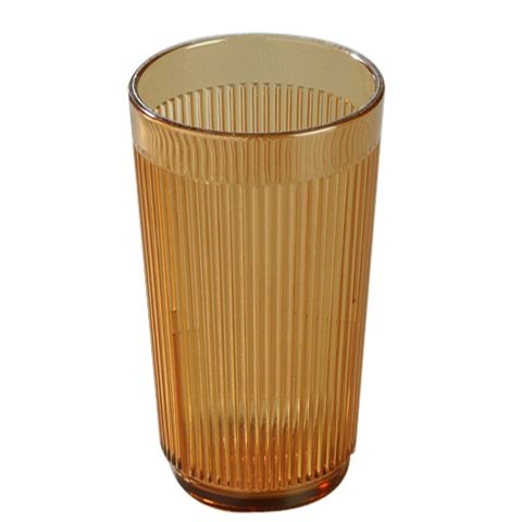 Crystalon&reg; SAN Plastic Amber, 20.7 oz Stack-All Tumbler