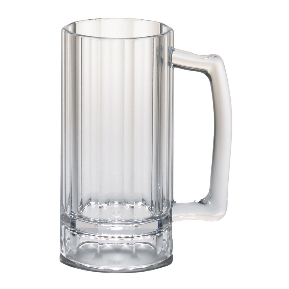 Cambro Aliso&reg; Clear Plastic 16 oz Beer Mug