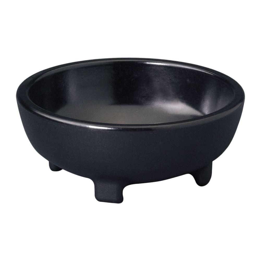 Gessner&trade; 4 Oz. Black Molcajete Bowl