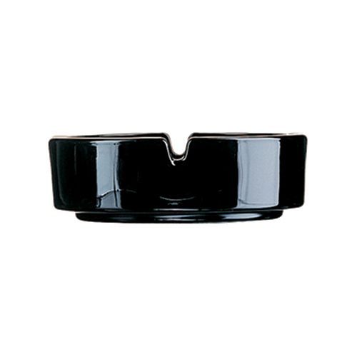 Cardinal Arcoroc Black 4" Stacking Ashtray