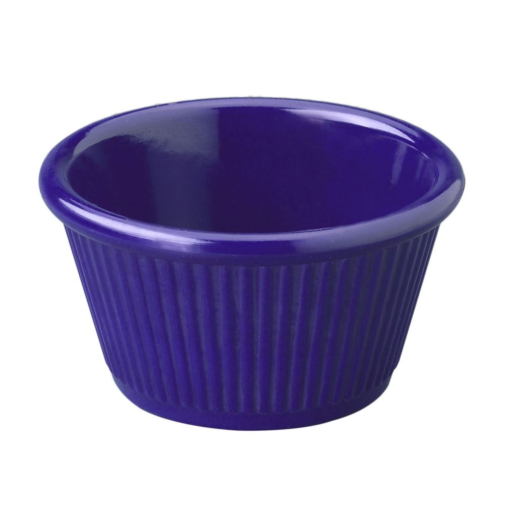 Gessner&trade; 3 Oz. Cobalt Blue Fluted Ramekin