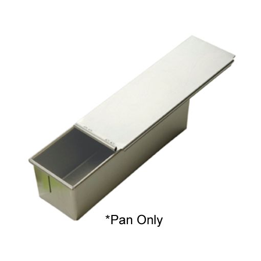 Focus Foodservice Glazed Aluminized Steel 2 lb. Capacity Pullman Pan