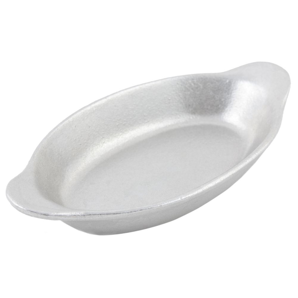Bon Chef Pewter Glo Oval 6 oz Au Gratin Dish