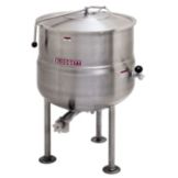 Blodgett 40 Gallon Direct Steam 3-Leg Stationary Kettle w/ Hinged Lid