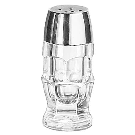 Libbey 1,25 Oz Salt / Pepper Shaker w/ Chrome-Plated Plastic Top