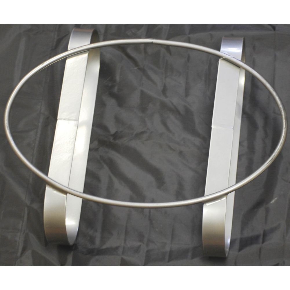Display Stand w/ Oval Porcelain Platter