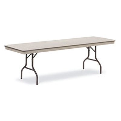 Core-A-Gator Oyster Top Folding Table w/ Bronze Legs, 30 x 96"