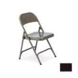 Folding Chair w/ One Rear Leg Brace, Mocha