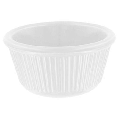 Fluted White Ramekin, 3 oz