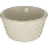 Carlisle&reg; Fluted Melamine Ramekin, Bone, 4 oz