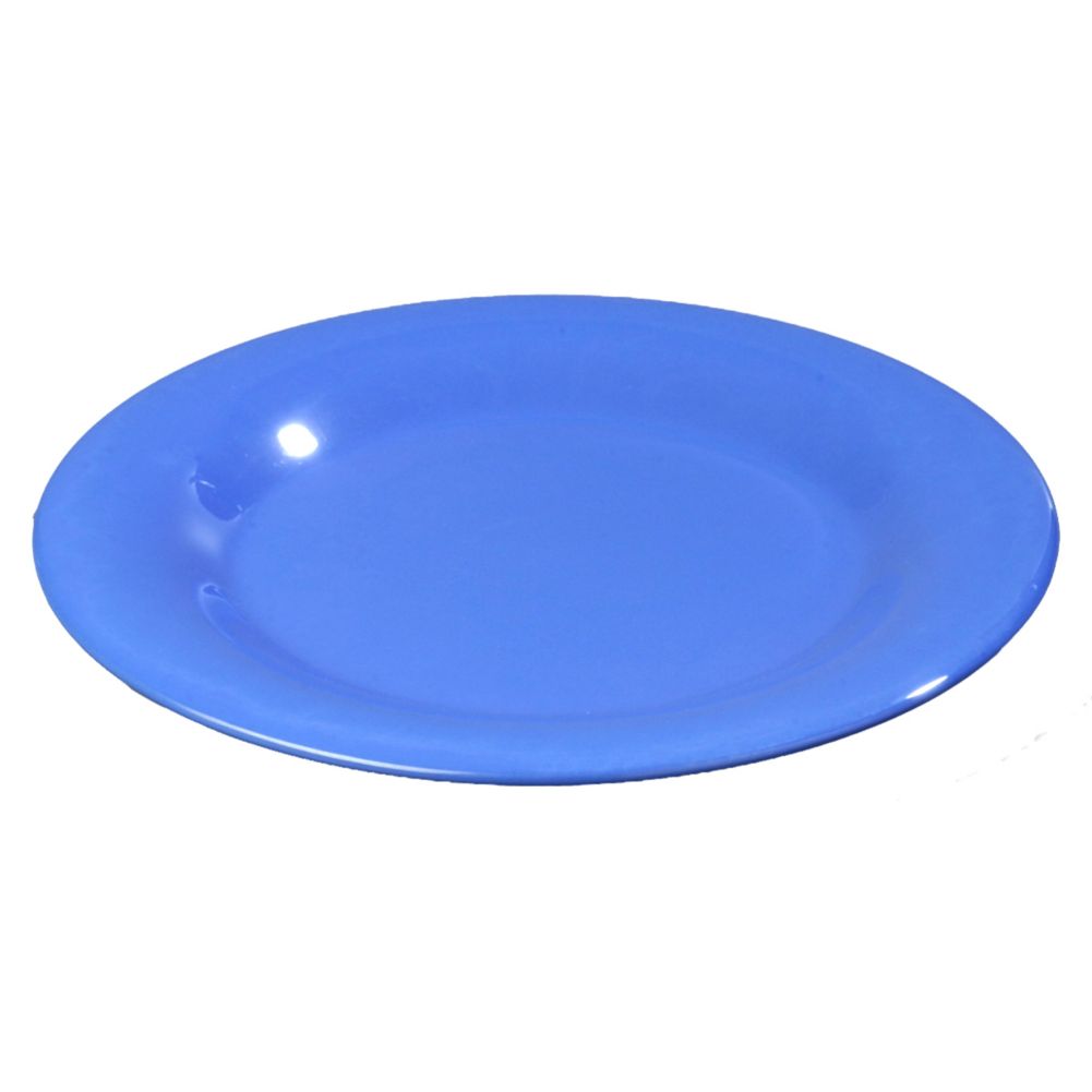 Carlisle&reg; Durus&reg; 10-9/16" Ocean Blue Wide Rim Plate
