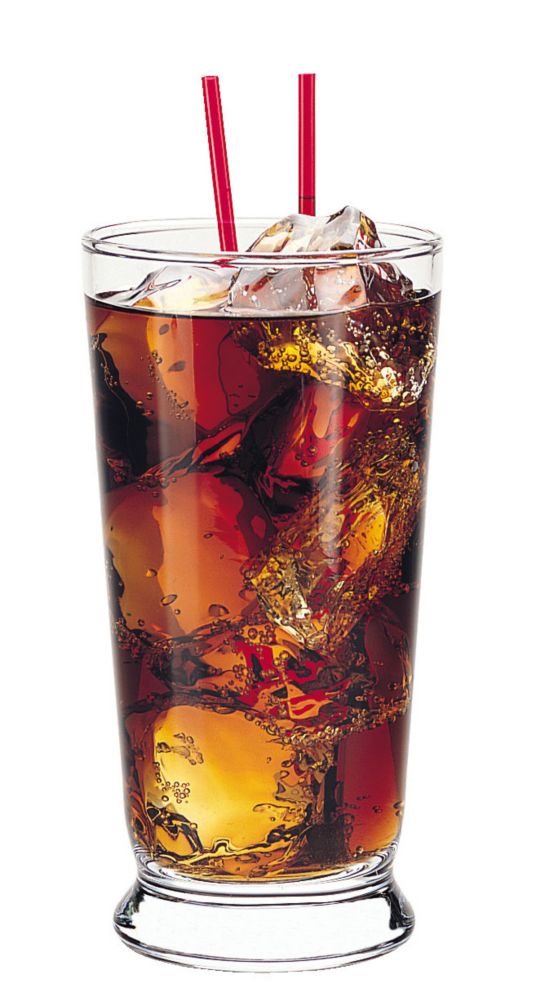 Heat-Treated Footed Soda Glass, 12.5 oz