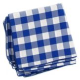 Tablecloth Company Blue & White 20" Checked Napkin