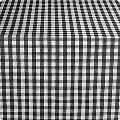 Marko&reg; Classic&trade; Series Black Gavin Check Tablecloth