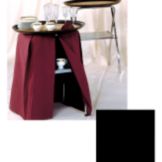 Wyndham Black Tray Stand Cover, 17" x 20" x 30"