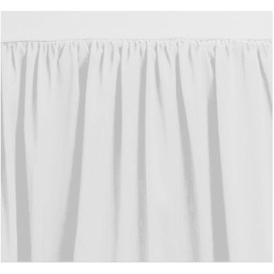 Marko&reg; TruFinish&trade; Classic&trade; 21' White Tableskirt