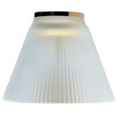 Sterno&reg; Frosted Glass Shade w/ Brass Ring