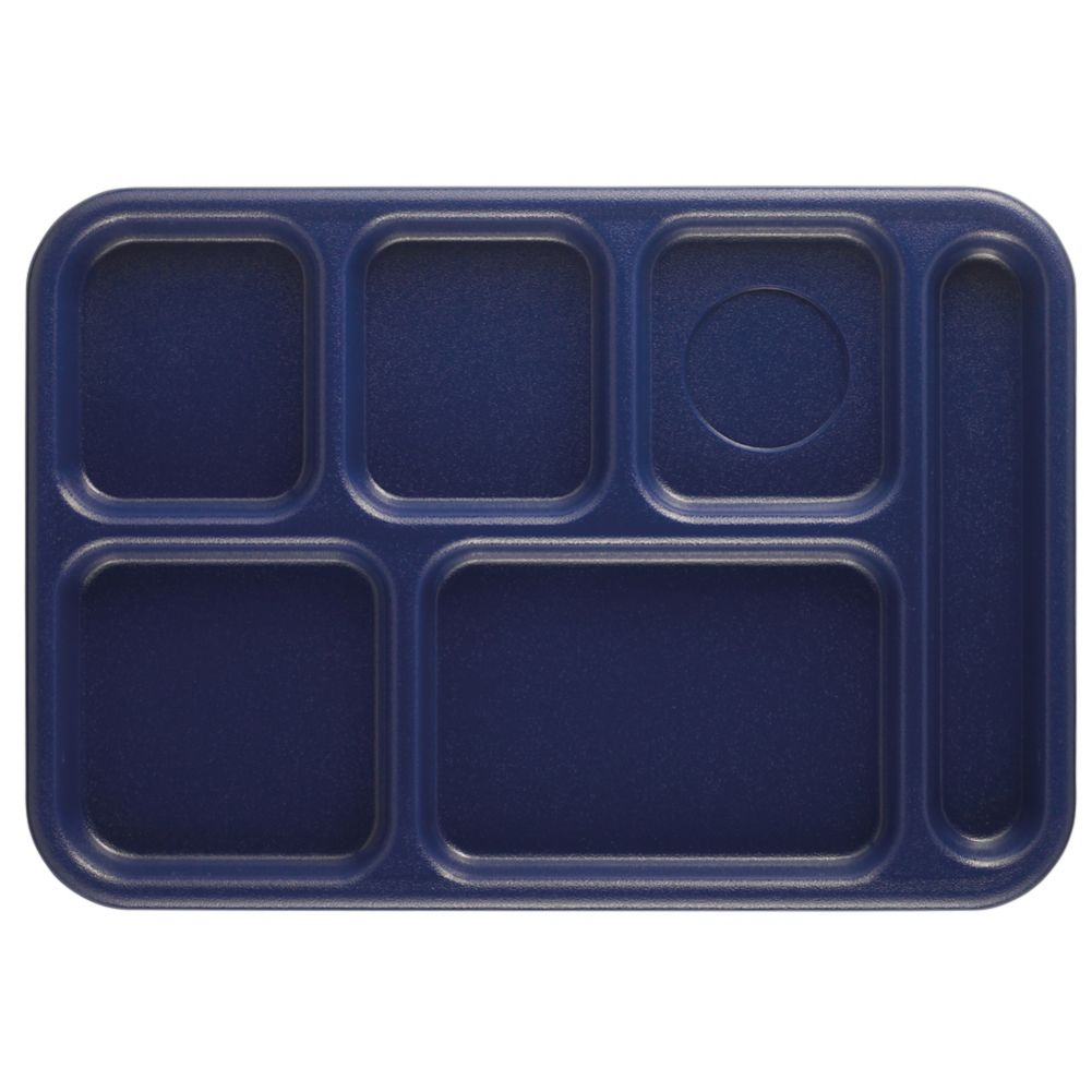 Cambro Navy Blue Camwear&reg; School Compartment Tray