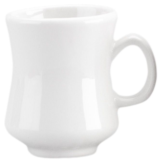 Diversified Ceramics White 8.5 oz Madrid Mug
