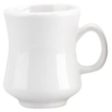 Diversified Ceramics White 8.5 oz Madrid Mug