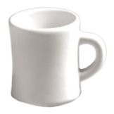 Diversified Ceramics Texan Mug, White, 9.5 oz