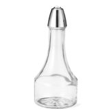 Tablecraft 8 Oz Cruet Oil & Vinegar Bottle with Chrome Lid