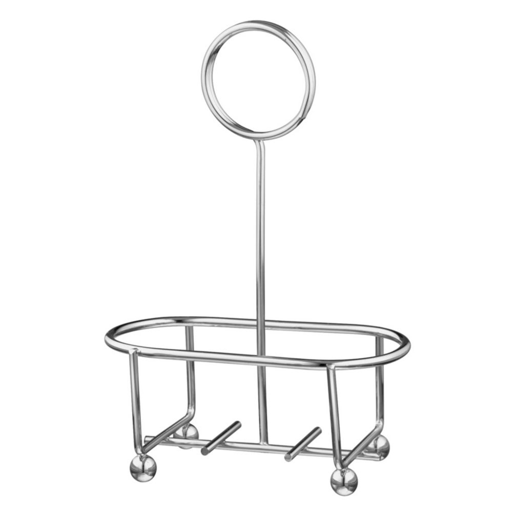 Traex Chrome Wire Salt & Pepper Shaker Caddy
