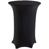 Black Contour Cover for 30" Round 4-Leg Cocktail Table