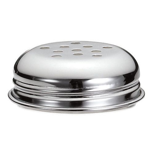 Tablecraft 12 Oz Replacement S/S Perforated Lid for 800 Glass Shaker