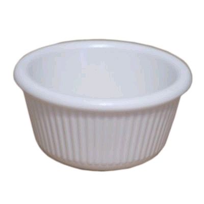 Fluted White Ramekin, 2 oz