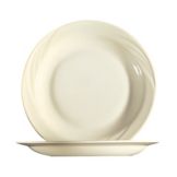 Cardinal Arcoroc Cypress Ivory 9" Opal&reg; Glass Pellet Plate