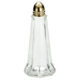 Tablecraft Eiffel Tower Glass Salt & Pepper Shakers with Gold Lid