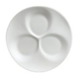 Steelite Narumi Elliptica Round 3-Compartment Plate